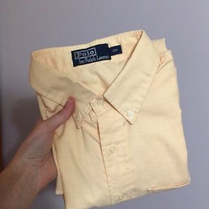 Men's Short Sleeve Polo By RL Dress Shirt Size 20